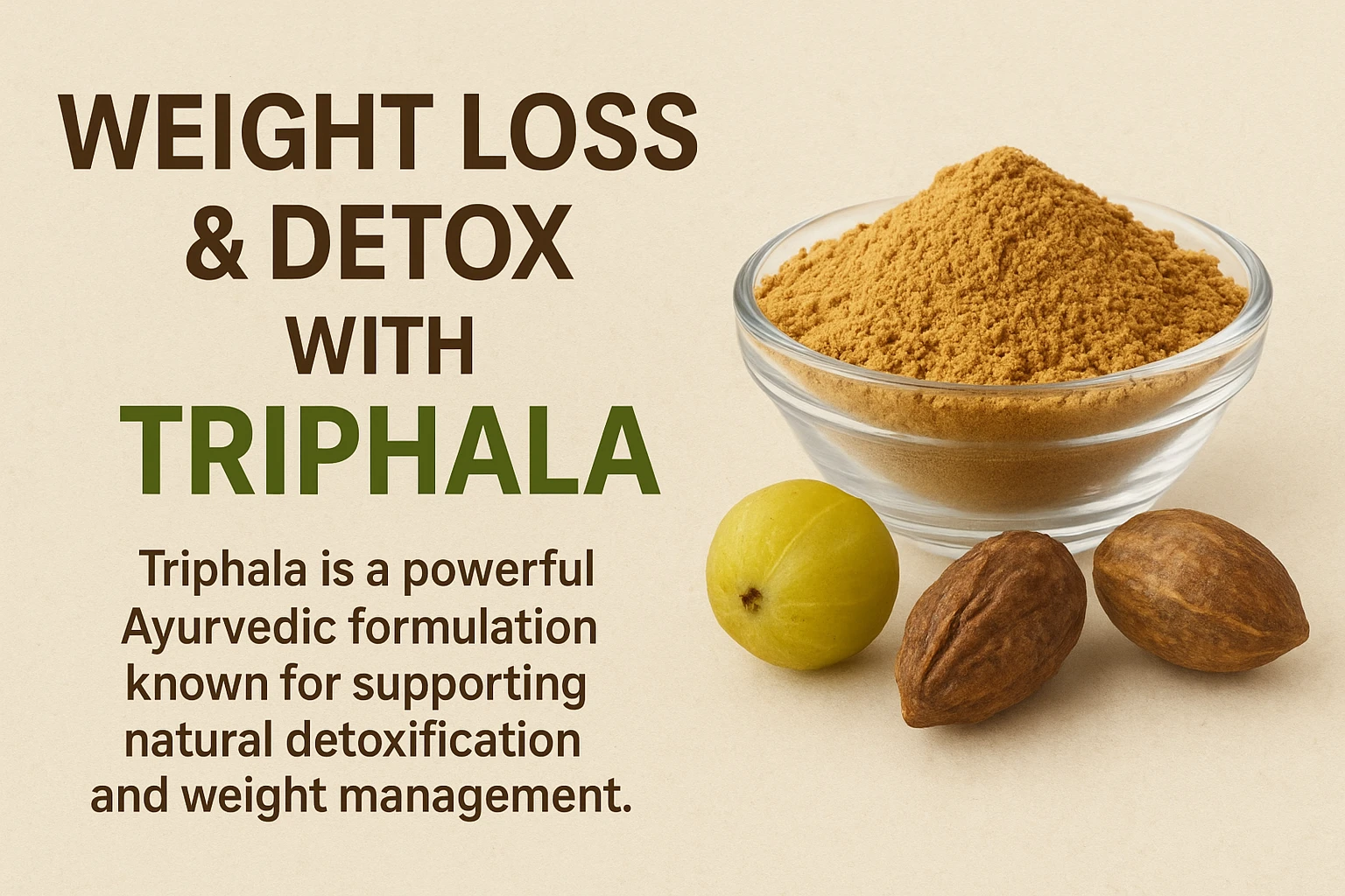 Weight Loss & Detox with Triphala