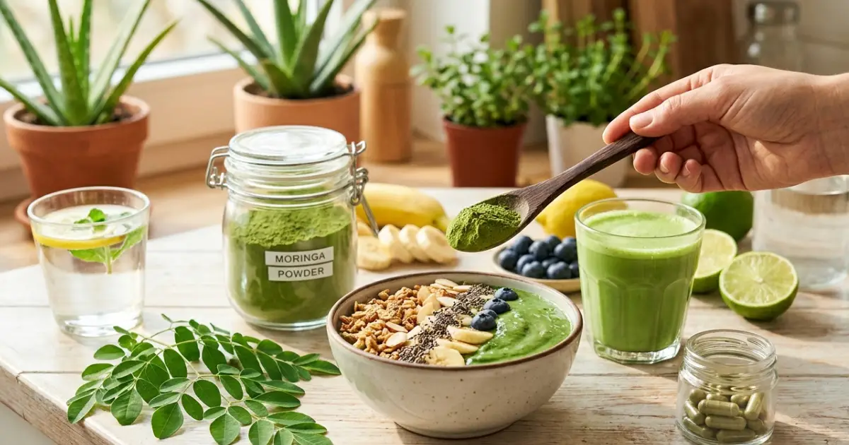 How to Use Moringa Powder Daily for Maximum Benefits - Beginner’s Guide + Dosage, Timing & Tips